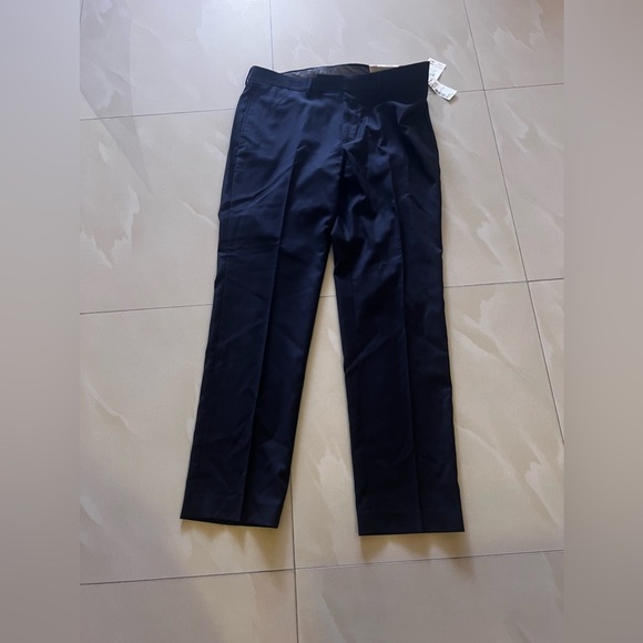 Calvin Klein Size 34W 30L STRAIGHT FIT New Pants black pockets men - Picture 2 of 16